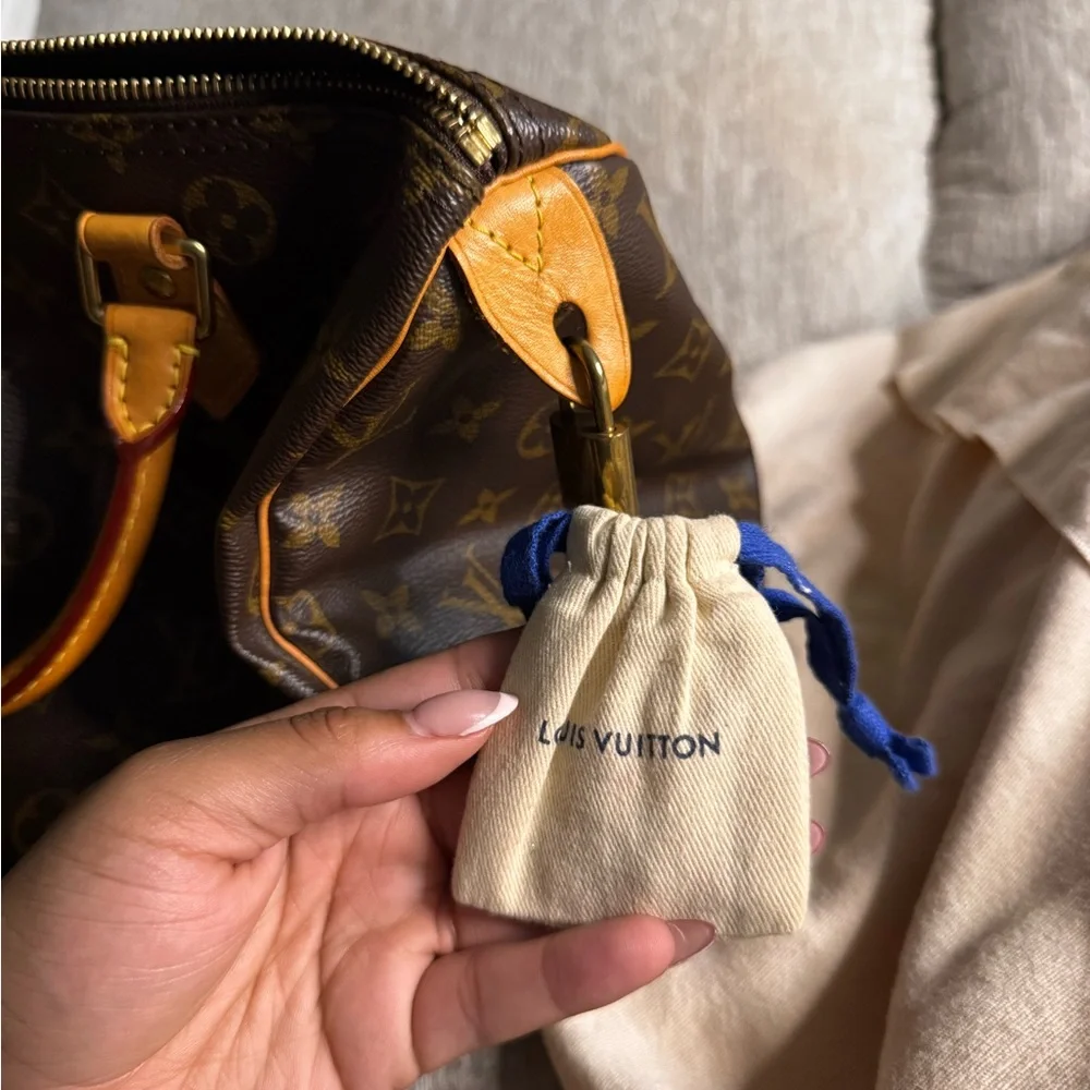 Louis Vuitton Brown and Tan Monogram Satchel - Picture 4 of 8